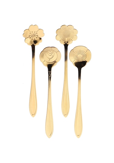 Sones 2 Adet / Paket Paslanmaz Çelik Kaşık Ve Çatal Bıçak Takımı, Stil: Yaprak Çatal + Mavi Kutu Diğer