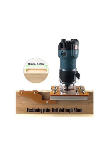 Singree Ahşap Freze Masası Giriş Plakası, Alüminyum Alaşımlı Konumlandırıcı, 65mm Freze Ucu İçin Doğru Montaj Ve Sabitlik Sağlar, Ahşap İşleme Aracı