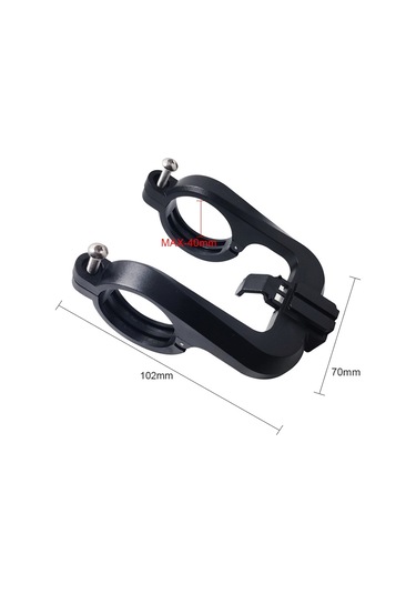 Bisiklet Far Bilgisayar Braketi Gidon Uzatma Siyah Siyah