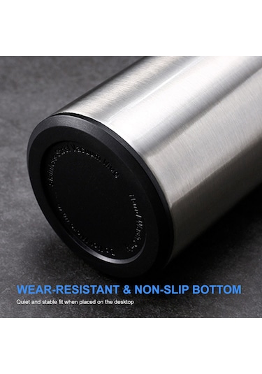 Reedark 480ml Pembe Akıllı Led Sıcaklık Gösteren Süper Isı Yalıtımlı 304 Çelik Leak-proof Filtreli Seyahat Okul Su Bardağı