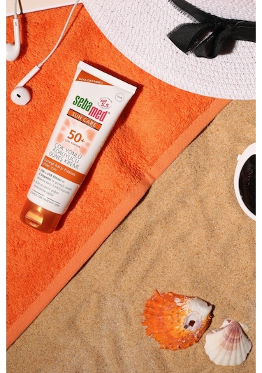 Sebamed Sun Care UVA / UVB Filtresi ve E Vitamini Üçlü Yüksek Koruma Çok Yönlü Güneş Kremi 50 SPF 75 ML