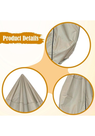 Suntek Veranda Asılı Yumurta Sandalye Kılıfı Bahçe Hava Altın Çap 147cm