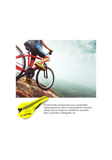 Yifomall Kırmızı Mtb Yol Bisikleti Saddle, Ultra Hafif Pu Deri, Yumuşak Konforlu Eva Dolgulu, 240g, Kolay Kurulum Bisiklet Jantı Kırmızı