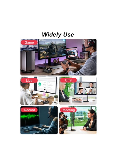 Singree Profesyonel Usb Masa Mikrofonu - 360 Derece Yönlendirme, Rgb Led Aydınlatmalı, Oyun Ve Kayıt İçin