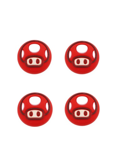 Mario Ps4/ps5 Game Pad Uyumlu Analog Yükseltici Kontrol Kiti Kırmızı