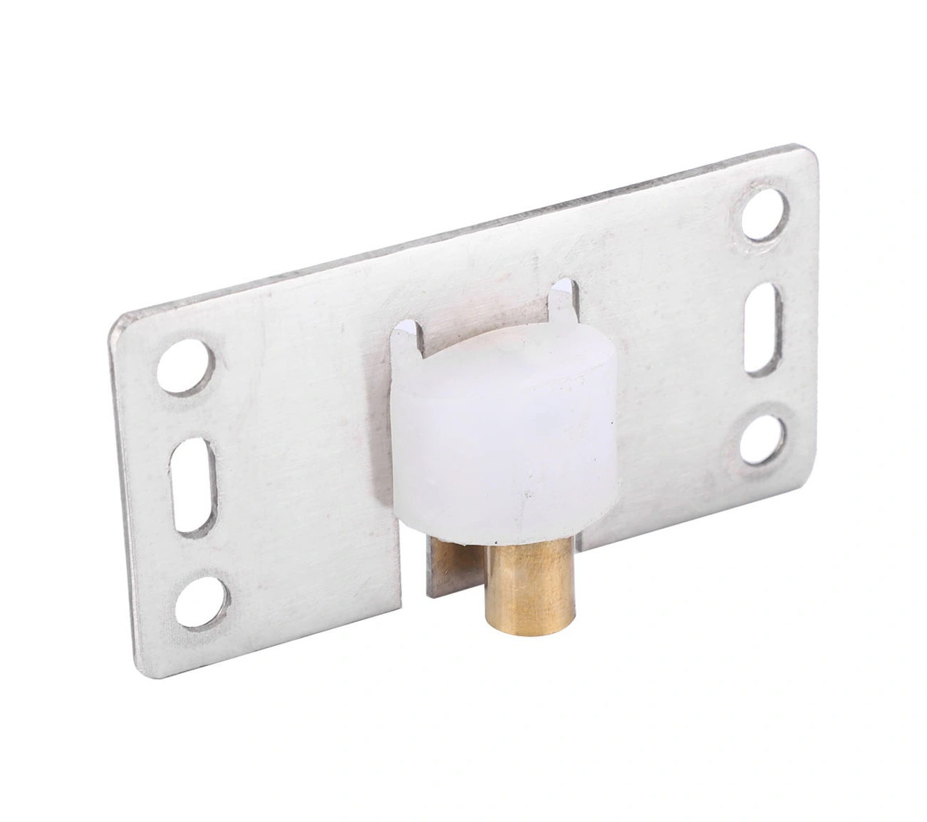 Tenfowee Stainless Steel Kaydırma Kapı Rulmanı 75x38mm, Bakır Tekerlekli, Nilon Dempingli Fren, 2 Adet, Yüksek Dayanıklı Ve Sesiz Diğer