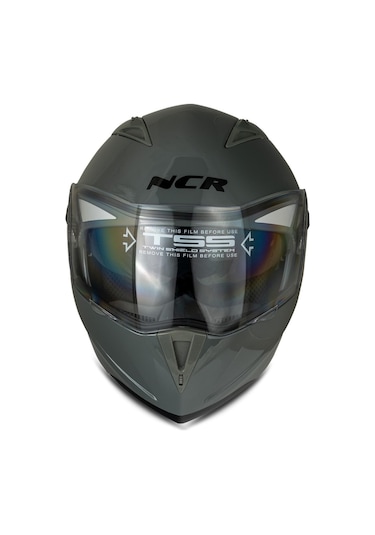 Ncr Çene Açılır Vizörlü Ece Belgeli Kask Nardo Gri