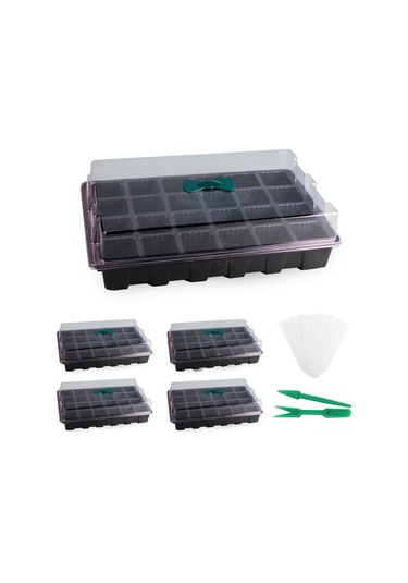 Monyee Fidye Geliştirme Kiti - 24 Delikli 5 Paket - Kelebek Kanca - Tohum Çimlenme Kutusu