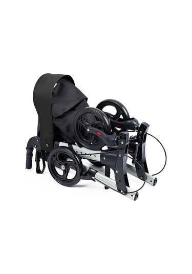 Rölator Mv-9102 Gri Lüx Alüminyum Rolatör Tekerlekli Yürüteç