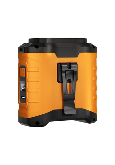 10000mah Taşınabilir Asılı Bel Dış Mekan Usb Fan Yüksek Rüzgar Enerjisi Mini Fan Turuncu Kırmızı