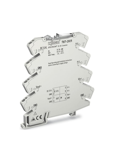 Wago 787-2801 Dc/dc Konvertör Giriş 24vdc Çıkış 5vdc 0,5a