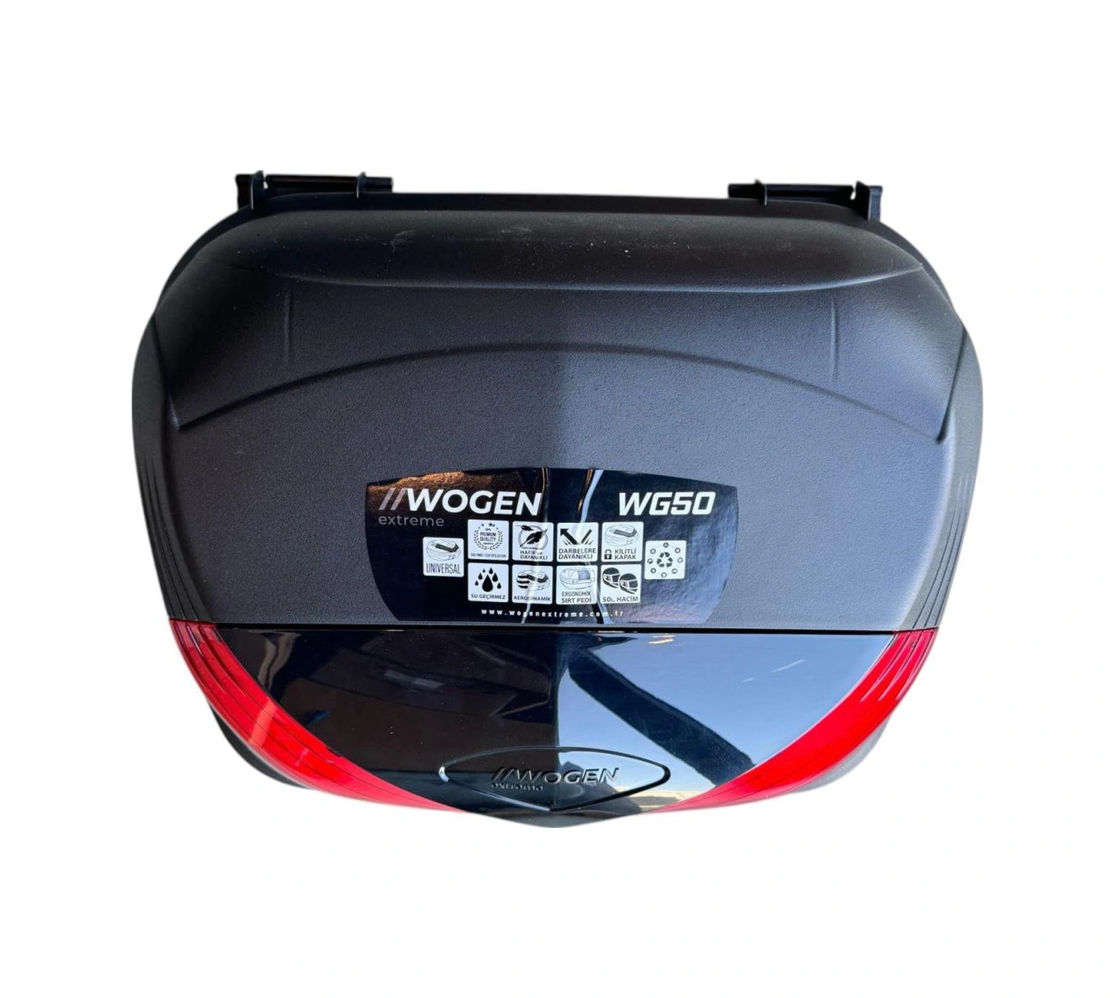 Wogen 50 Litre Arka Çanta Topcase Siyah Basic