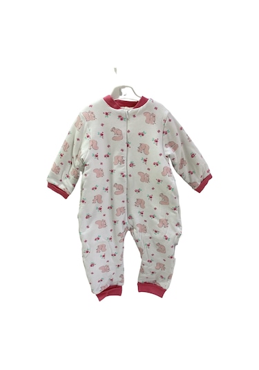 Mini Damla Uyku Tulumu Albimini Tavşanlı Pembe-9854 Pembe