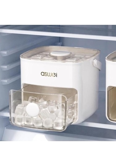 Pazly Kapaklı Buz Tepsisi 48 Kaviteler Beyaz Hızlı Donanıyor Ev Mutfak Seyahat Restoran Parti İçin Beyaz