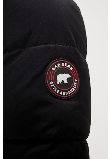 Bad Bear Colonel Puffer Coat Erkek Kaban Siyah S-Xxl 001