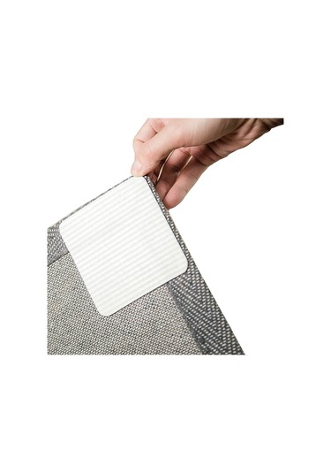 Kaymaz Mat Altlıkları, 4 Adet Kaymaz Mat Altlığı Etiketleri Kaymaz Mat Altlıkları Vakum Teknolojisi Kaymazlık Matınızı Yerinde Tutar Beyaz