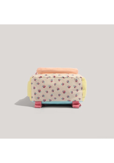 Jeehugo Kadın Çanta Kanvas Çift Askılı Portföy, Çilek Desenli Renkli Stili, Dayanıklı Hafif Günlük Kullanim İçin Geniş Depolama