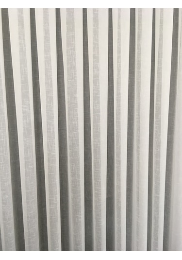 Perdefony Flamlı Keten Tül Perde 5 Farklı Renk