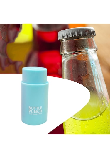 Suntek Piknik Evi İçin Taşınabilir Su Şişesi Kapağı Delme Mavi