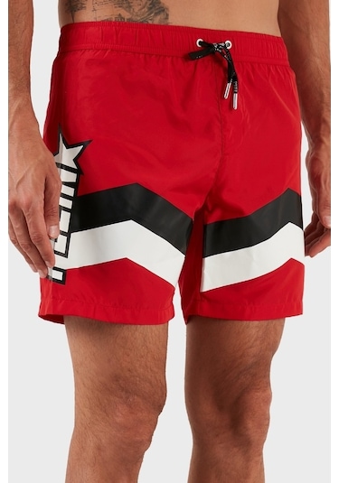 Philipp Plein Erkek Mayo Short Cupp06M0152 Kırmızı