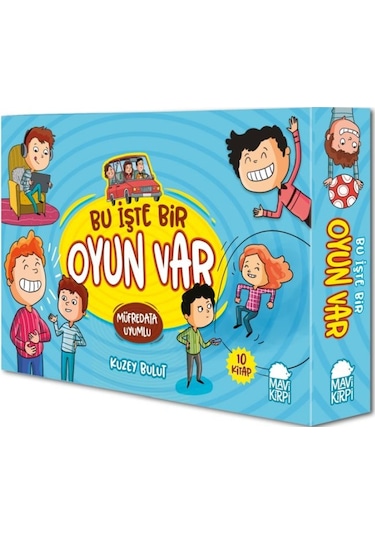 Bu İşte Bir Oyun Var Seti - 10 Kitap Takım - Kuzey Bulut - Mavi Kirpi