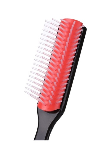 Fırça Saç 9-satır Dolaşık Açıcı Saç Fırçası Denman Dolaşık Açıcı Saç Fırçası Baş Masaj Aleti Kadınlar İçin Düz Kıvırcık Islak Saç Combs