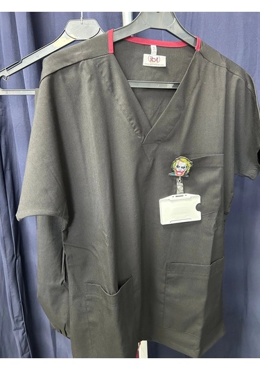 Doktor Hemşire Scrubs Üniforma Ligralı