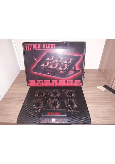 TX TXACNBRED Red Alert 6 Fanlı 11" - 17" Notebook Soğutucu