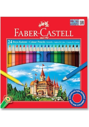 Faber-Castell Kuru Boya Kalemi 24 Renk