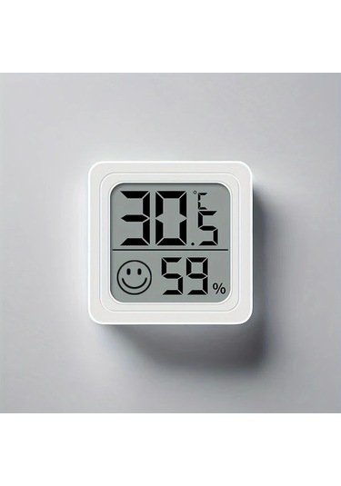 Boatshop1 Mini Termometre Higrometre Elektronik Sıcaklık Nem Göstergesi Araba İçin Rastgele Renk Karıştırma 6 Adet