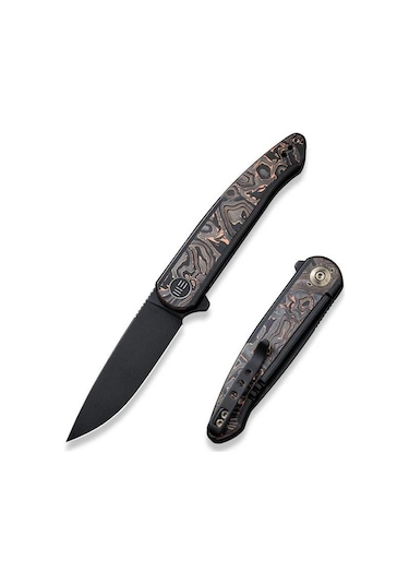 We Knife Smooth Sentinel Cf Titanium Copper Foil Kamp Çakı Siyah