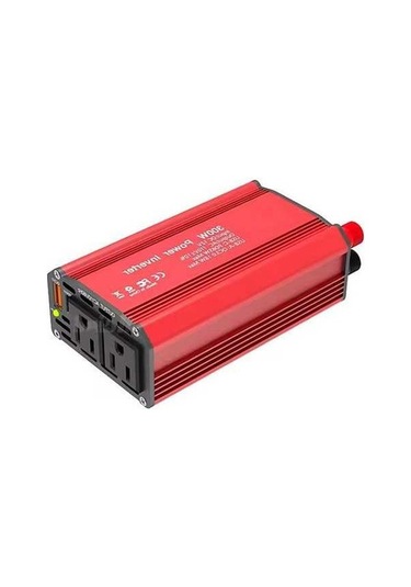 Dancemonkey İnvertör 300w 12v Dc-110v Ac Otomotiv Güç Kaynağı Qc3.0 Pd65 Kırmızı