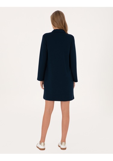 Pierre Cardin Kadın Lacivert Elbise Örme 50315895-vr033 Lacivert