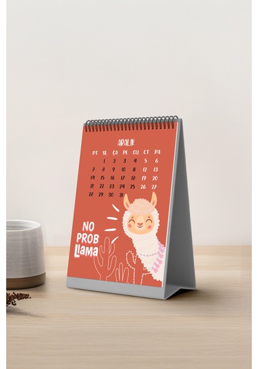 Lama Tasarım 2026 Masa Takvimi Pytktkv028