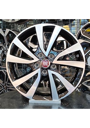 Sıfır Opar 15 inç 5x98 Egea, Doblo, Fiorino Black Diamond Jant Takımı