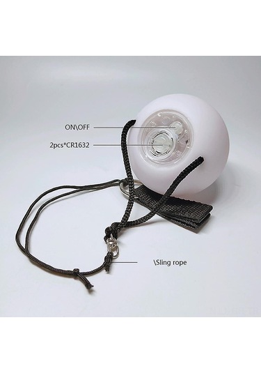 Singree Yumuşak Silikon-rubber Led Işıklı Poi Topları, 8cm Çaplı, 2 Adet, Renk Değiştiren, Dayanıklı, Ev Ve Dışarıda Oynanabilir, Stres Atma, Hediye Çok Renkli