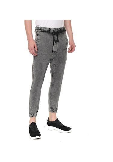 Beli Ve Paçası Lastikli Şalvar Model Erkek Kot Pantolon