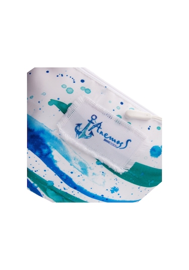 Anemoss Dalga Mavi Makyaj Çantası