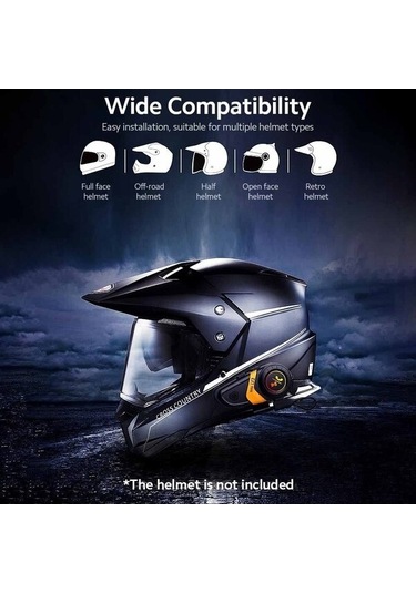 Jokmae Motosiklet Lx3 Kulaklık Kask İçi Bluetooth 5.0 Cvc Çipli Akıllı Ses Aygıtı - Üstün Akustik Deneyim