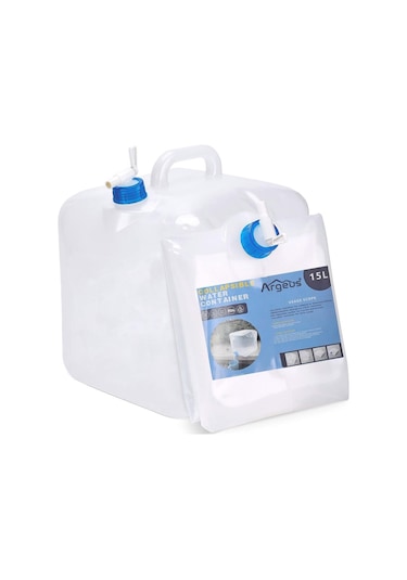 Katlanabilir Musluklu Su Bidonu - 15 Litre - Su Sebili - Argeus