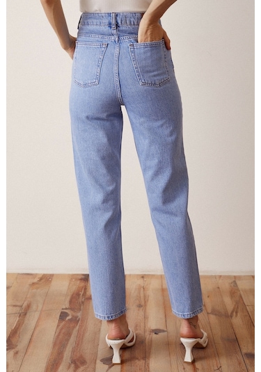 Never More Dar Paça Denim Jean Mavi