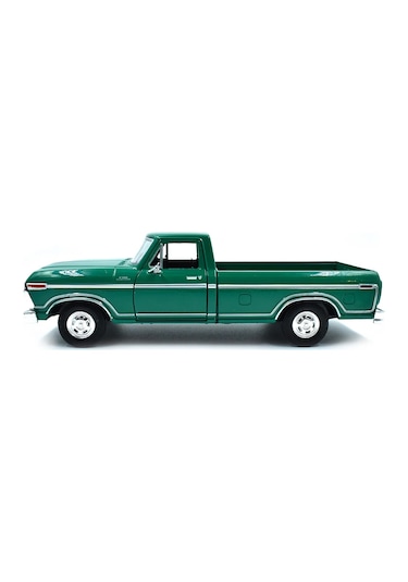 Motormax 1977 Ford F-150 Custom Pickup Yeşil 1/24 Model Araba Yeşil