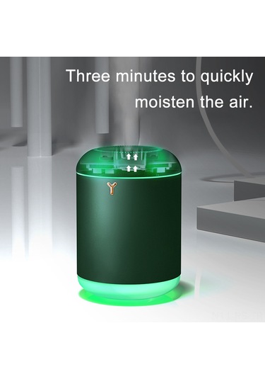 Reedark Ev Usb Nemlendirici Yeşil 1000ml: Renkli Işık, Hava Temizleme, Usb Ve Batarya İle Evde Nem Yüksek