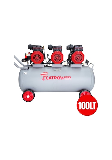 Catpower CAT1103 6 HP 100 L 8 Bar Sessiz Yağsız Komprasör