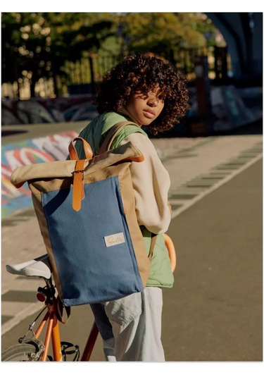 Roadlike Şehir Tarzı, Sırt Çantası, Roll Top, Dizüstü Bilgisayar Bölmeli 177676520 Bej