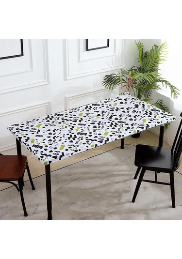 Suntek Dikdörtgen Polyester Masa Örtüsü Düğün Ev 122x61cm-stil-a