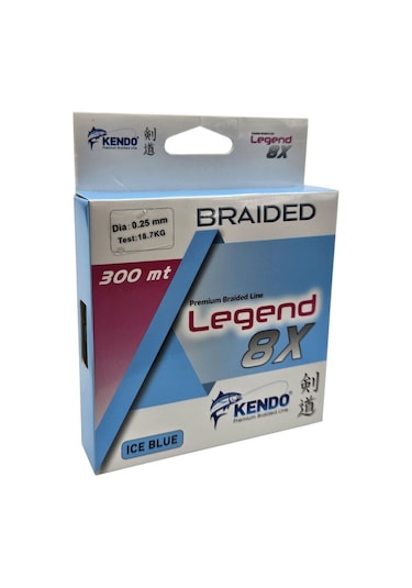 Kendo Legend X8 300m Ice Blue Örgü İp 0,20 Mm