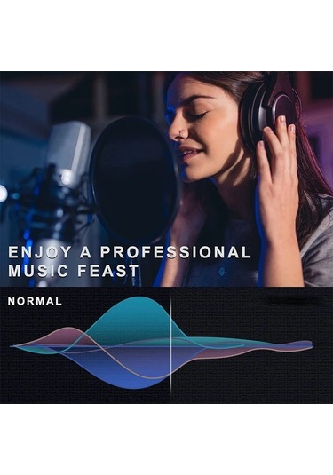 Xuweiwei Dremake Profesyonel Xlr Mikrofon Kablosu 25ft Siyah Mavi Ses Kablosu