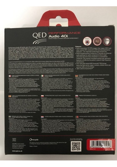 Qed Qe-6113 Performance Audıo 40İ Rca Kablo 1 Metre
