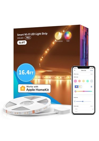 Meross Akıllı Led Şerit Wi-fi Rgb 5 Metre Msl320 Pro Apple Home